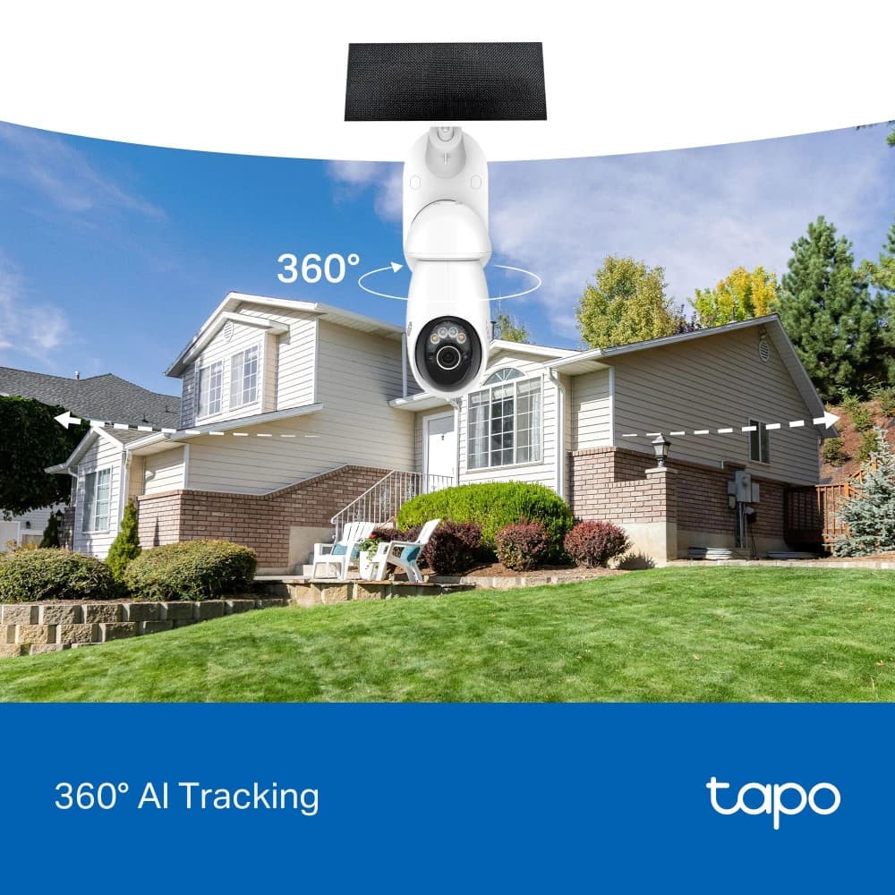 TAPO C660 KIT กล้องวงจรปิด 4K 8MP พร้อมแผงโซลาเซลล์ Pan/Tilt Security Camera Kit รูปที่ 6