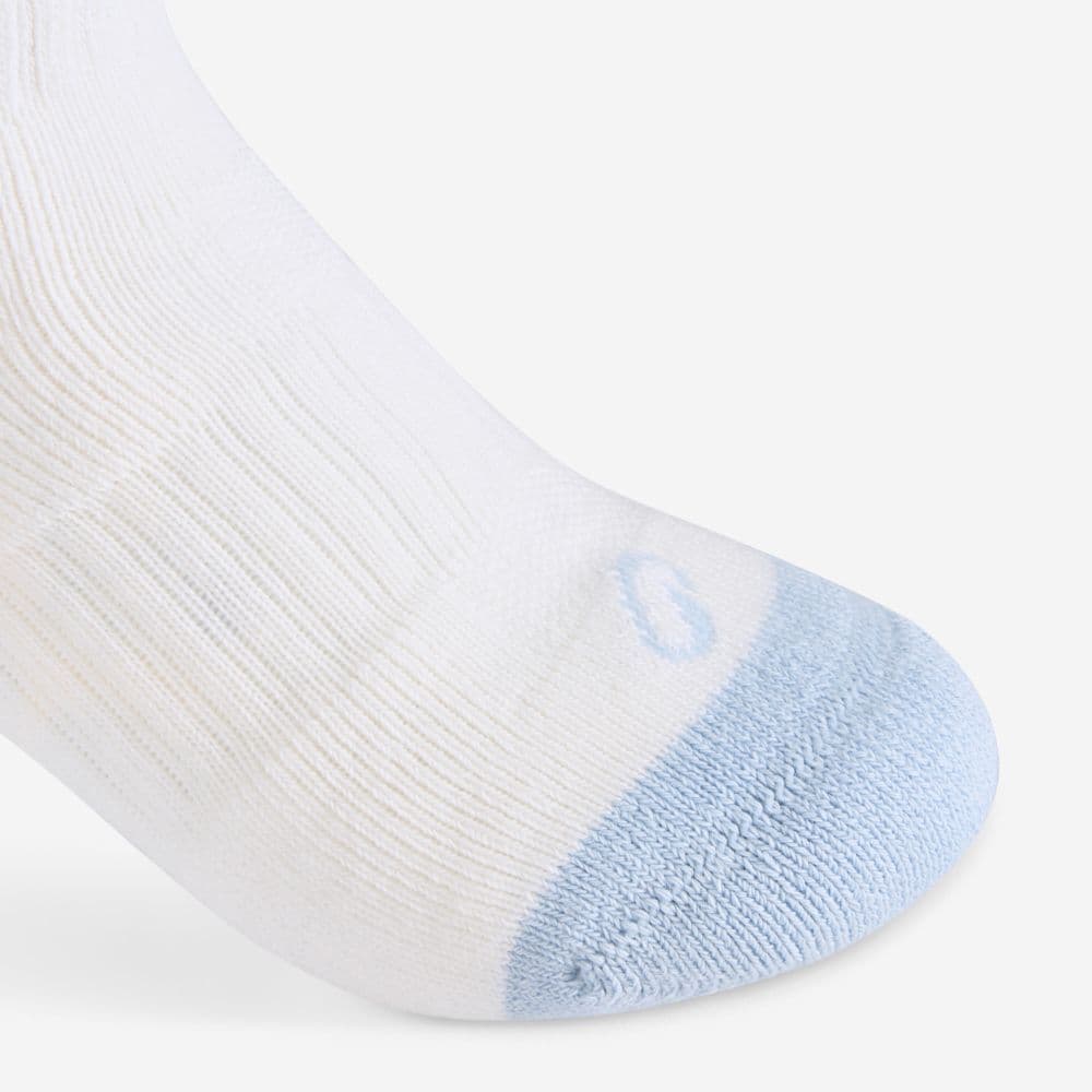 Decathlon Kids' Mid Sports Socks Rs 500 Tri-Pack ถุงเท้ากีฬาเด็กข้อกลาง รุ่น Rs 500 แพ็ค 3 คู่ - Beige/Purple/Green รูปที่ 3