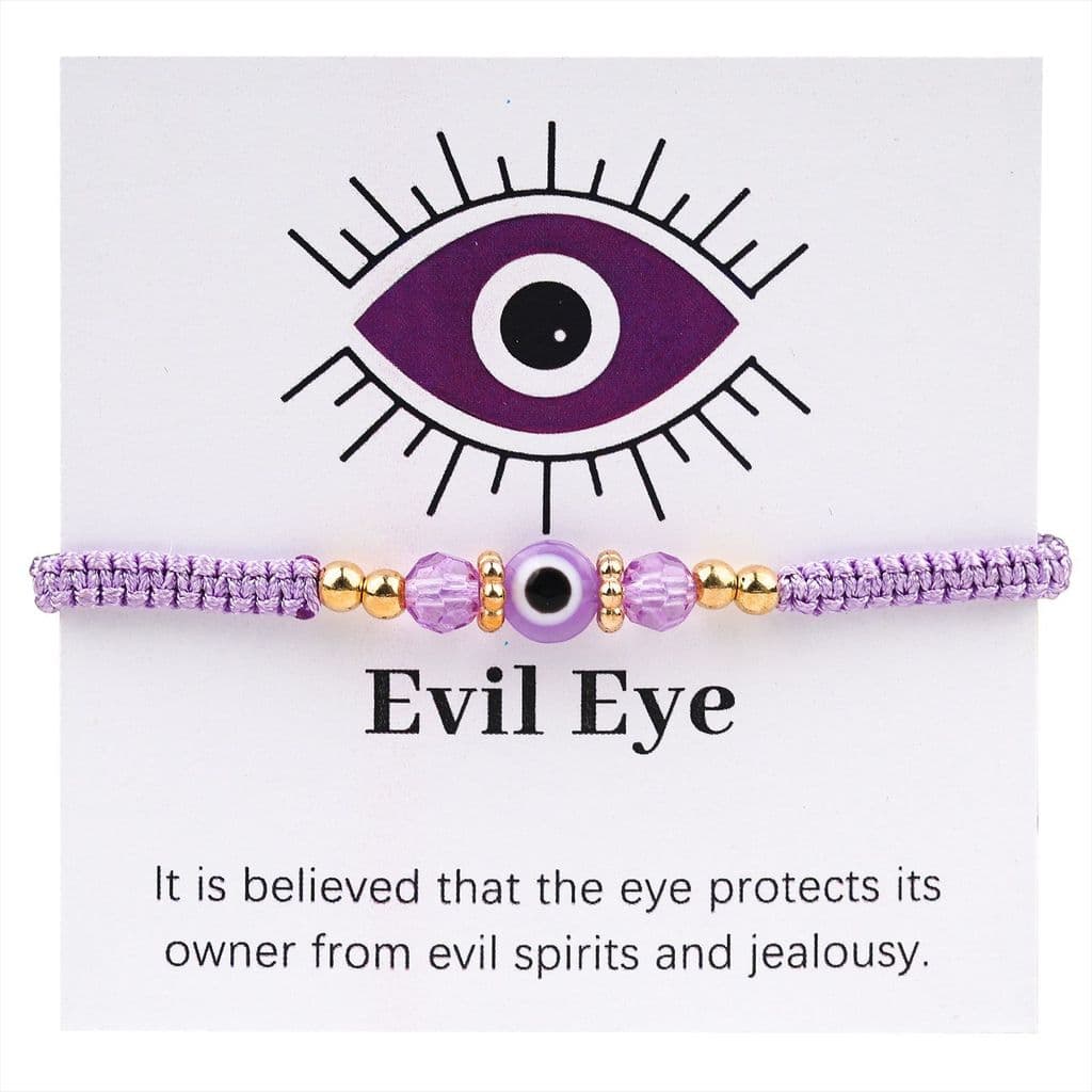 Evil Eye สร้อยข้อมือเชือกคริสตัลดesignตาชั่วร้ายสีแดง สไตล์เกาหลี มอบโชคดีและความสวยงาม เป็นของขวัญวันเกิดที่พิเศษ รูปที่ 9