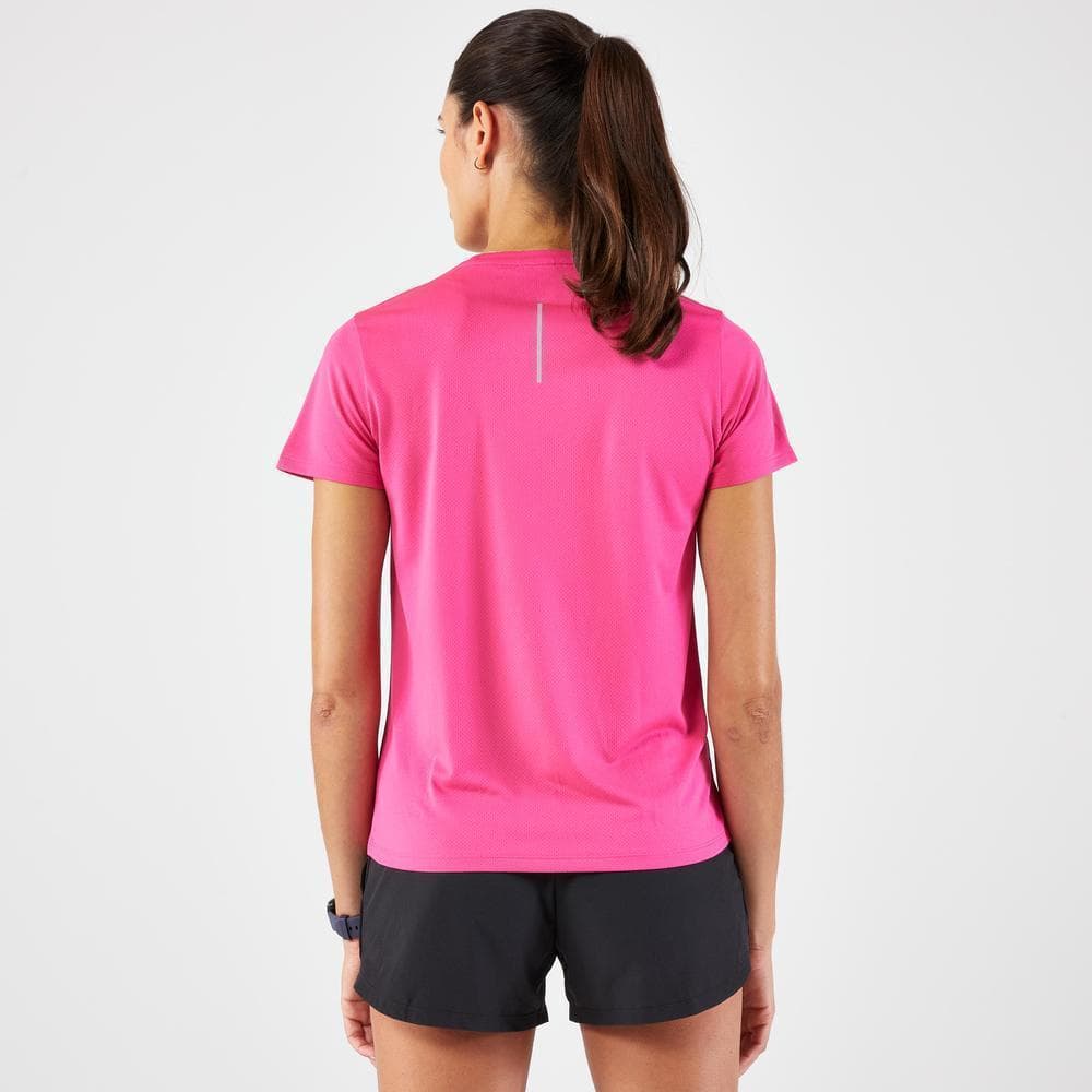 Decathlon Women'S Running T-Shirt เสื้อยืดผู้หญิงสำหรับใส่วิ่งระบายอากาศได้ดี รุ่น Kiprun Run - Pink รูปที่ 3