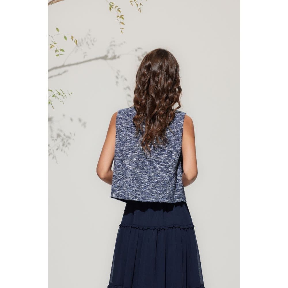G2000 เสื้อเบลาส์สำหรับผู้หญิง Regular Fit รุ่น 5124362177 NAVY รูปที่ 5