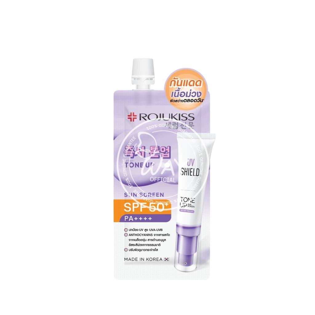 โรจูคิส ยูวี ชิลด์ โทนอัพ ซันสกรีน Rojukiss UV Shield Tone Up Sunscreen 6g รูปที่ 2
