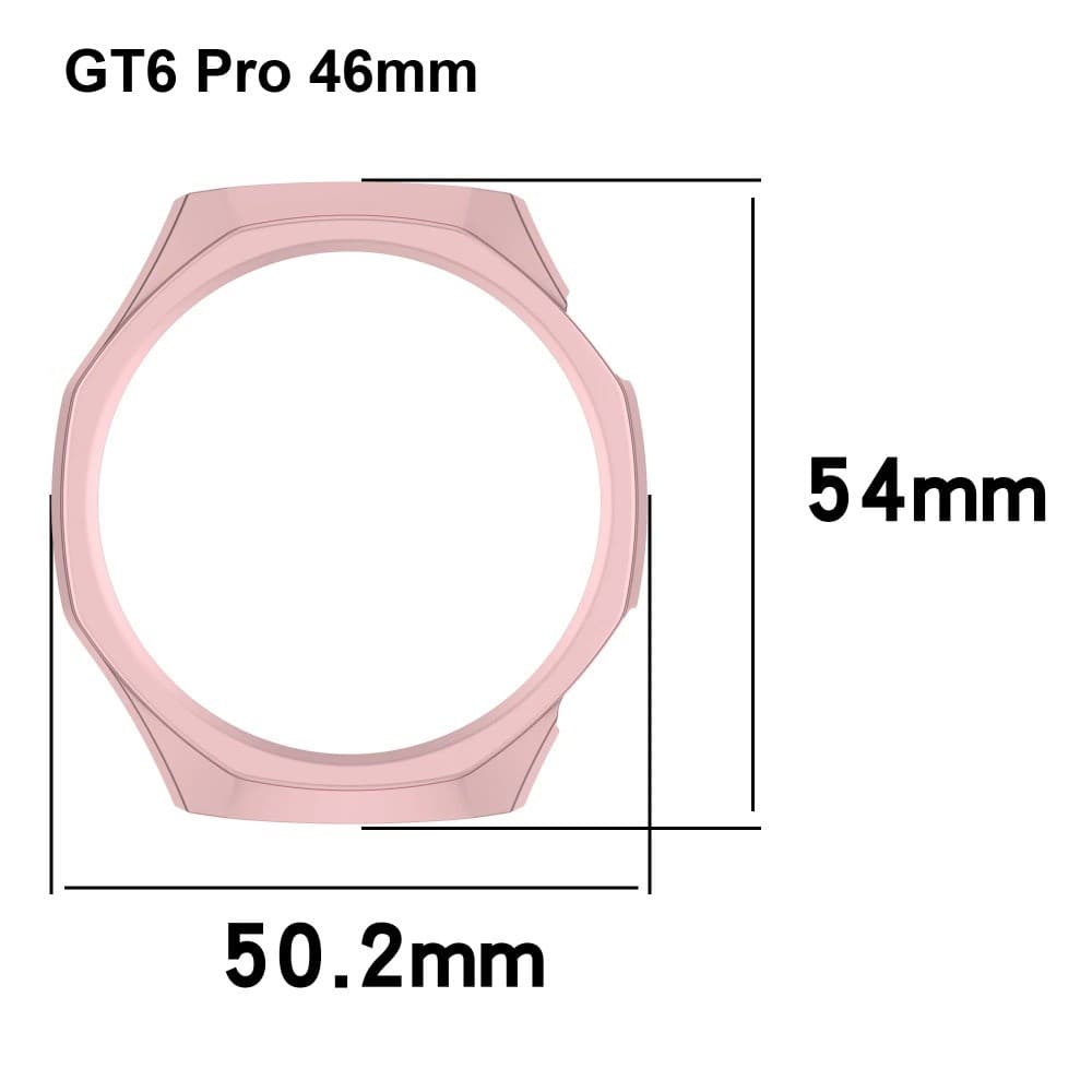 PC Hollow สําหรับ Huawei นาฬิกา GT 6 pro 46 มม.ไม่มีป้องกันหน้าจอกรณี GT6 46 มม.GT5 Fit4 ฝาครอบ Hard เปลือกป้องกัน รูปที่ 5