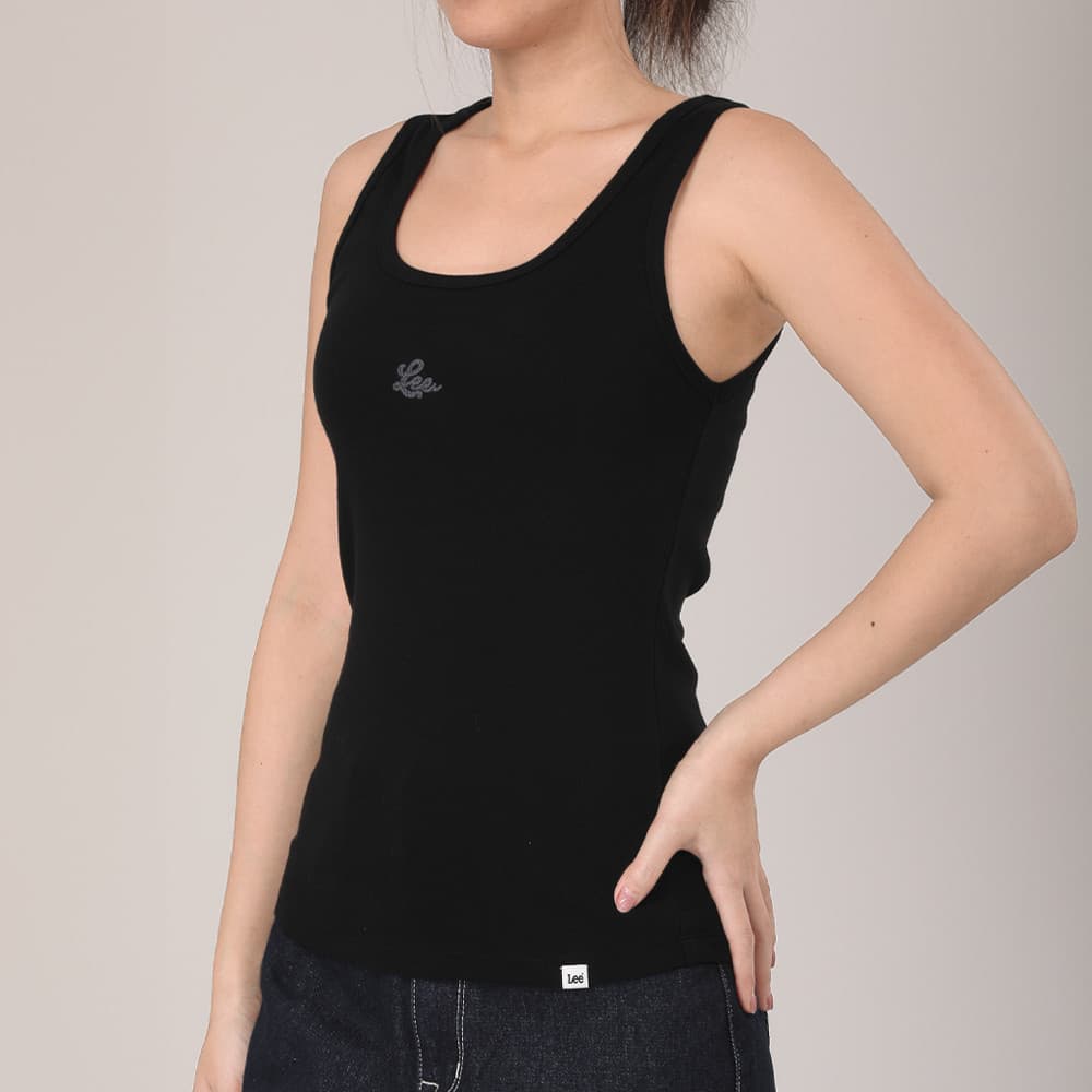 LEE เสื้อกล้ามผู้หญิง Regular รุ่น LE F525WTANF02 สีดำ รูปที่ 3