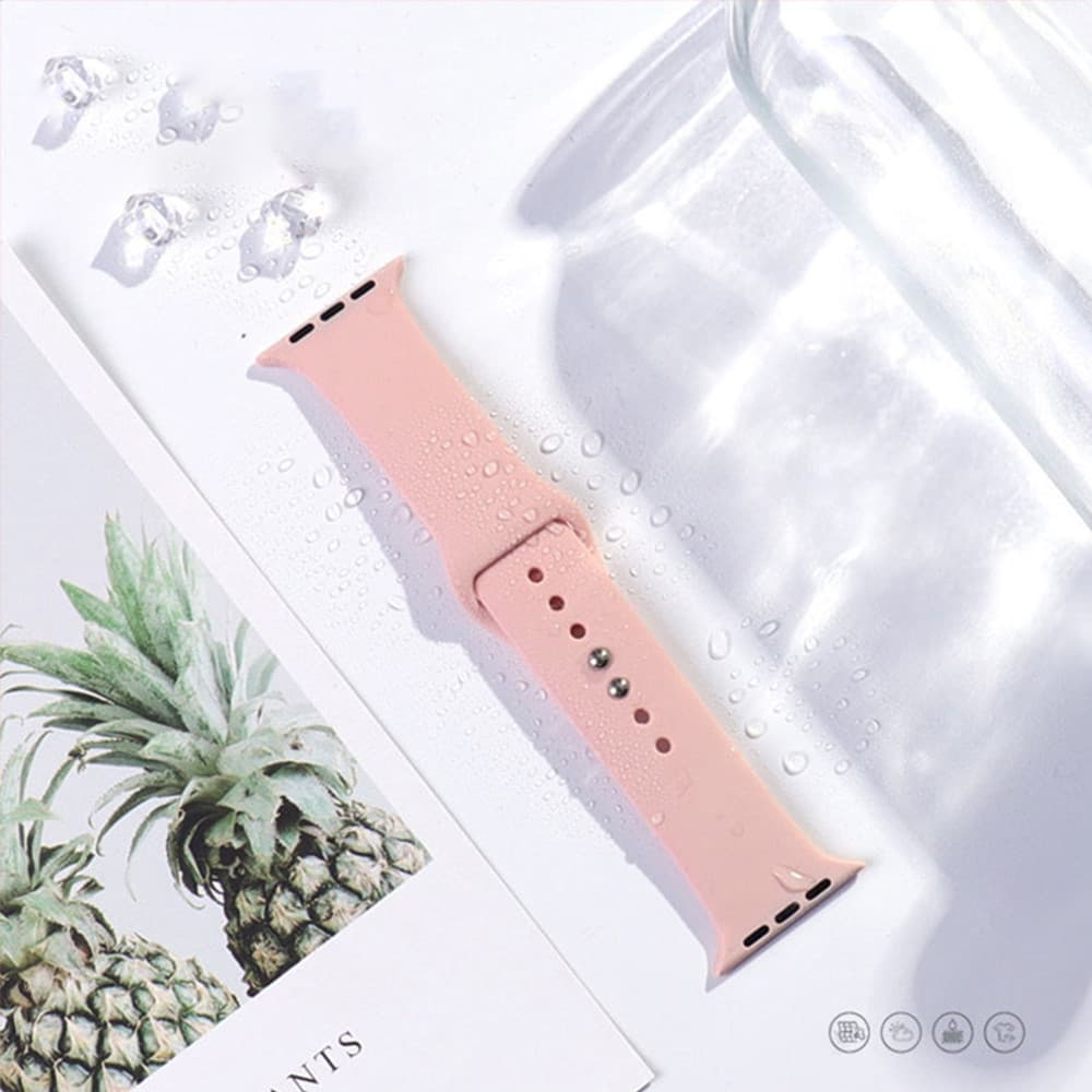 สายรัดซิลิโคนอ่อนกีฬา for Smart Watch Ultra 3 2 SE 3 Series 11 10 9 8 7 6 5 4 3 49มม 46มม 45มม 44มม 42มม 41มม 40มม 38มม รูปที่ 8
