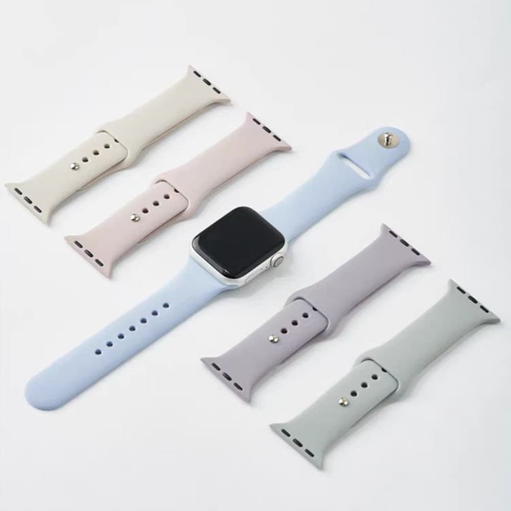 สายรัดซิลิโคนอ่อนกีฬา for Smart Watch Ultra 3 2 SE 3 Series 11 10 9 8 7 6 5 4 3 49มม 46มม 45มม 44มม 42มม 41มม 40มม 38มม รูปที่ 9