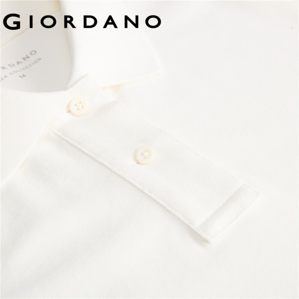 GIORDANO เสื้อโปโลผู้หญิง Women's Pique Polo Shirt 05315507 รูปที่ 7