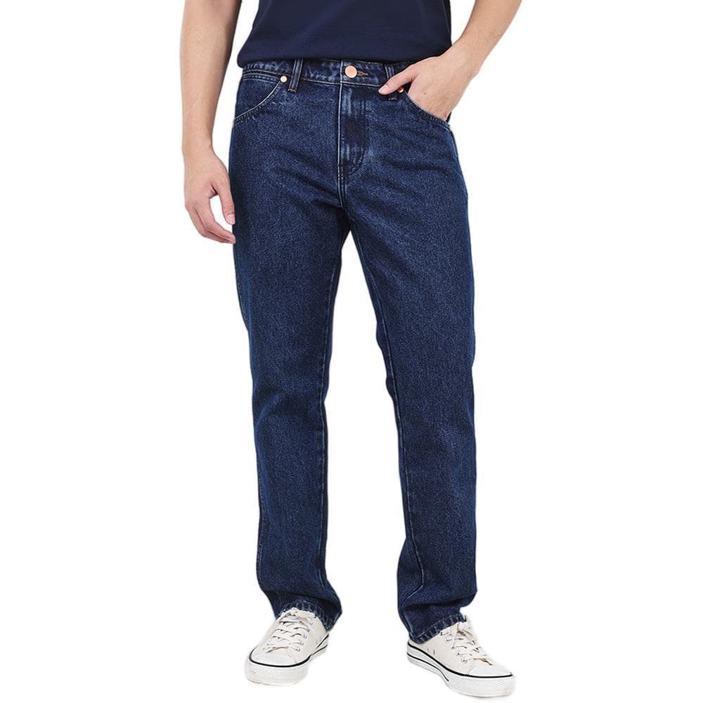 WRANGLER กางเกงยีนส์ผู้ชาย เอวกลาง ทรงตรง รุ่น WR S326MGREF11 สียีนส์กลาง รูปที่ 2