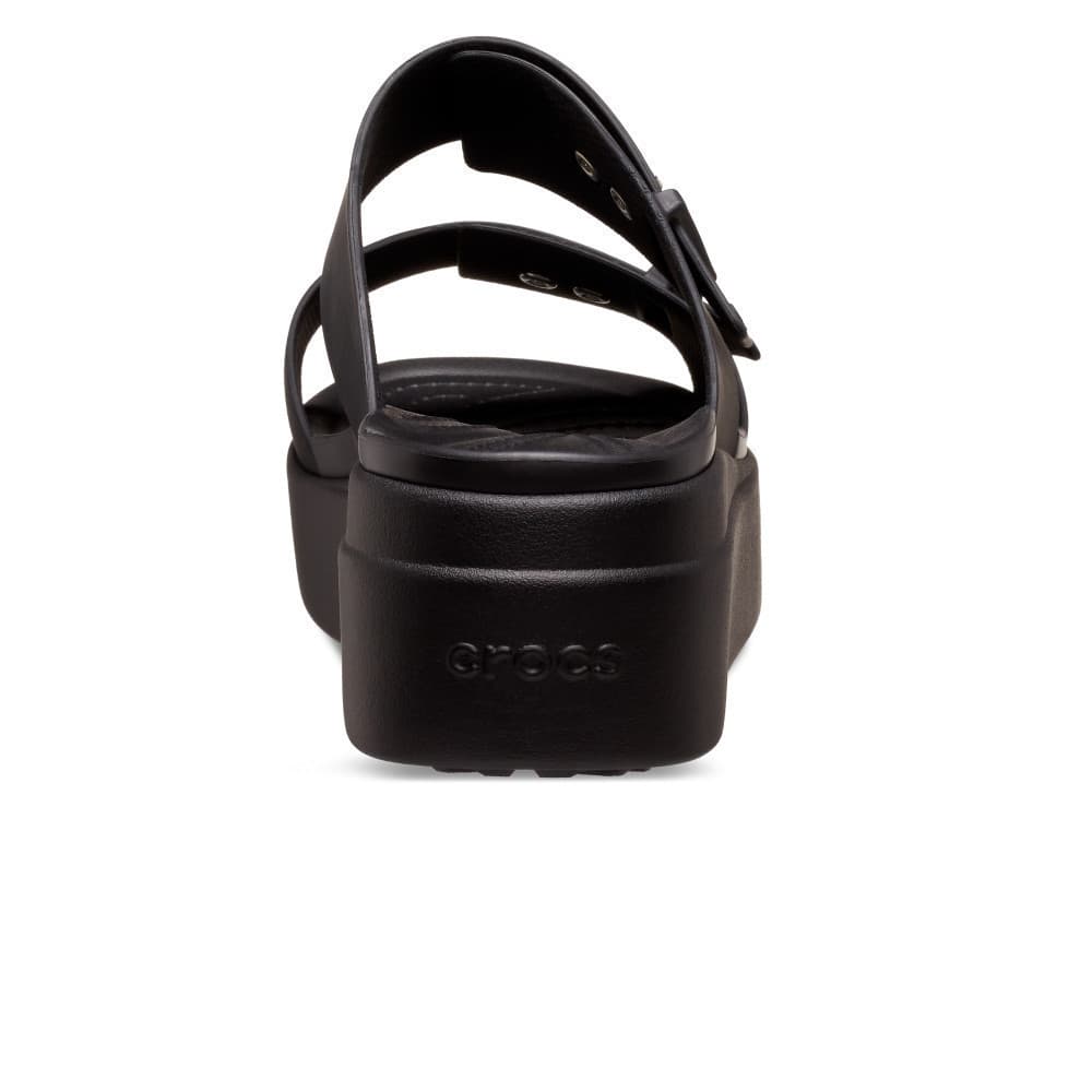 CROCS รองเท้าแตะผู้หญิง BROOKLYN BUCKLE LOW WEDGE รุ่น 207431001 - BLACK รูปที่ 3