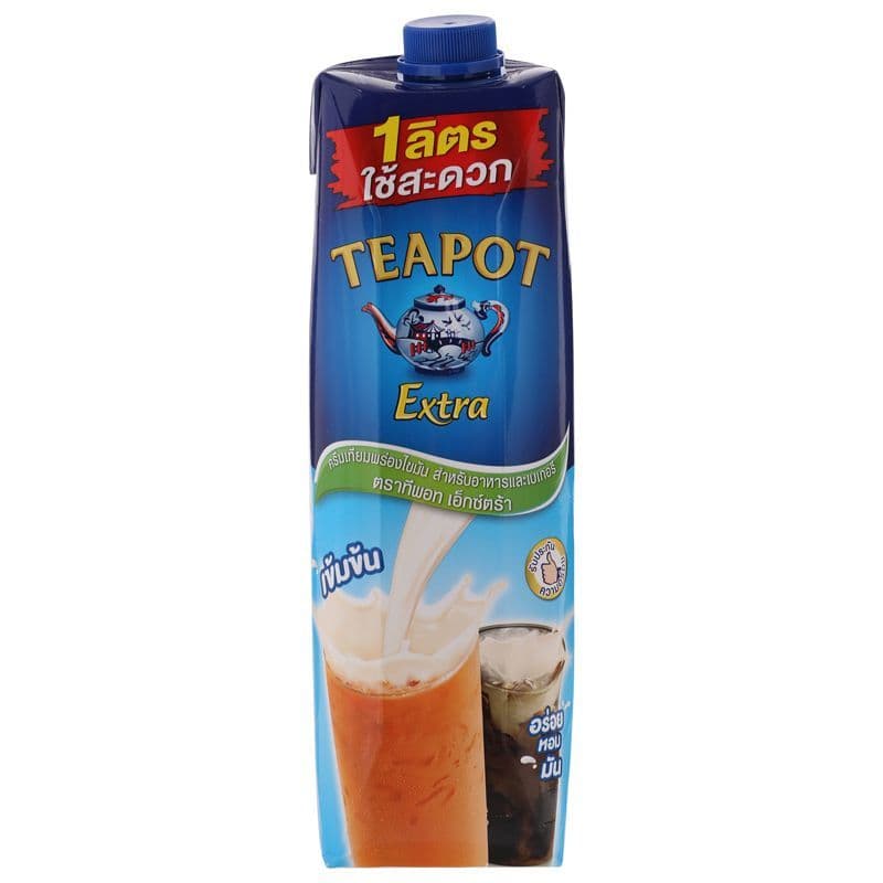ทีพอทเอ็กซ์ตร้าครีมเทียมพร่องไขมันสำหรับอาหารและเบอเกอรี่ 1000มล Tea Pot Extra Creamer 1000ml รูปที่ 2