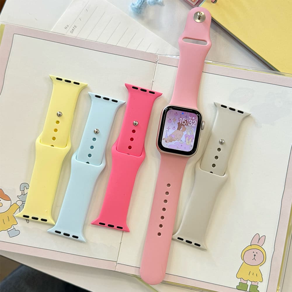 สายรัดซิลิโคนอ่อนกีฬา for Smart Watch Ultra 3 2 SE 3 Series 11 10 9 8 7 6 5 4 3 49มม 46มม 45มม 44มม 42มม 41มม 40มม 38มม รูปที่ 3