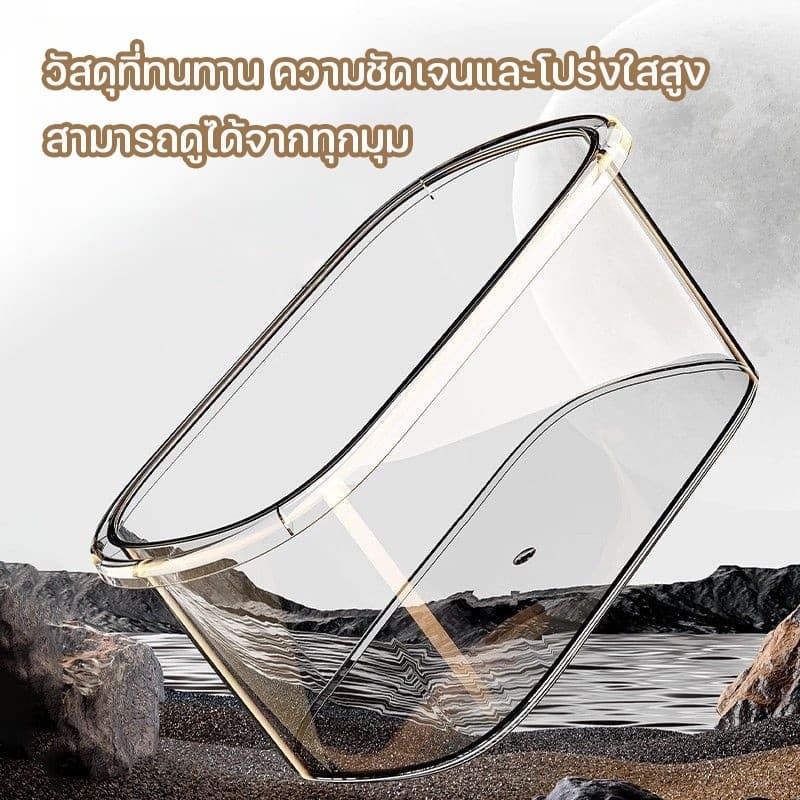 4K โปร่งใส ตู้ปลา ตู้ปลาทอง โหลปลากัด ถังนิเวศวิทยาไมโครภูมิทัศน์ ตกไม่แตก 360 องศา ความละเอียดสูง รูปที่ 6