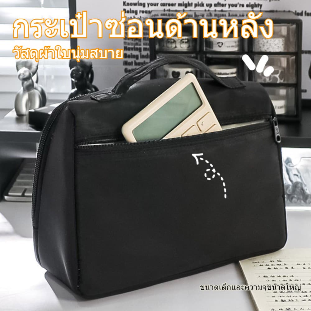 กระเป๋าใส่ปากกาสิ่งทอความจุสูง,กระเป๋าเก็บของแยกหลายชั้น,กระเป๋าใส่ปากกาการเรียนรู้ของสำนักงาน,เครื่องเขียนของนักเรียน รูปที่ 7
