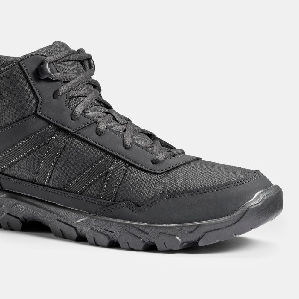 Decathlon Men’S Hiking Boots รองเท้าหุ้มข้อเดินป่าสำหรับผู้ชายรุ่น Nh100 - Black รูปที่ 7