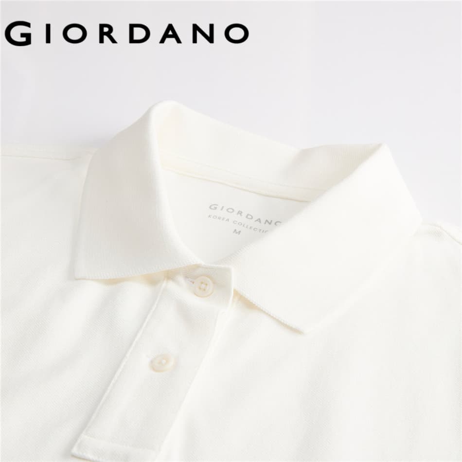 GIORDANO เสื้อโปโลผู้หญิง Women's Pique Polo Shirt 05315507 รูปที่ 6