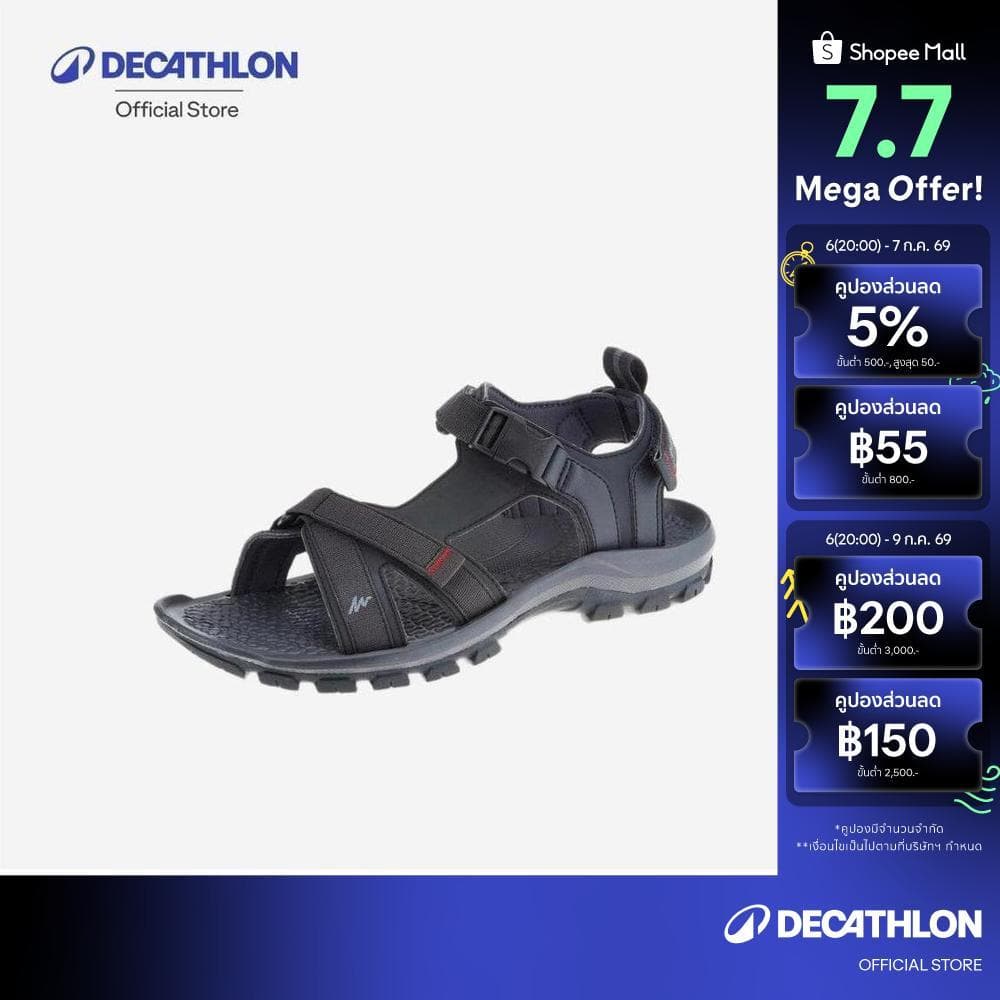 Decathlon Men'S Nh500 Hiking Sandals รองเท้ารัดส้นผู้ชายสำหรับใส่เดินป่า รุ่น Nh110 - Black รูปที่ 1