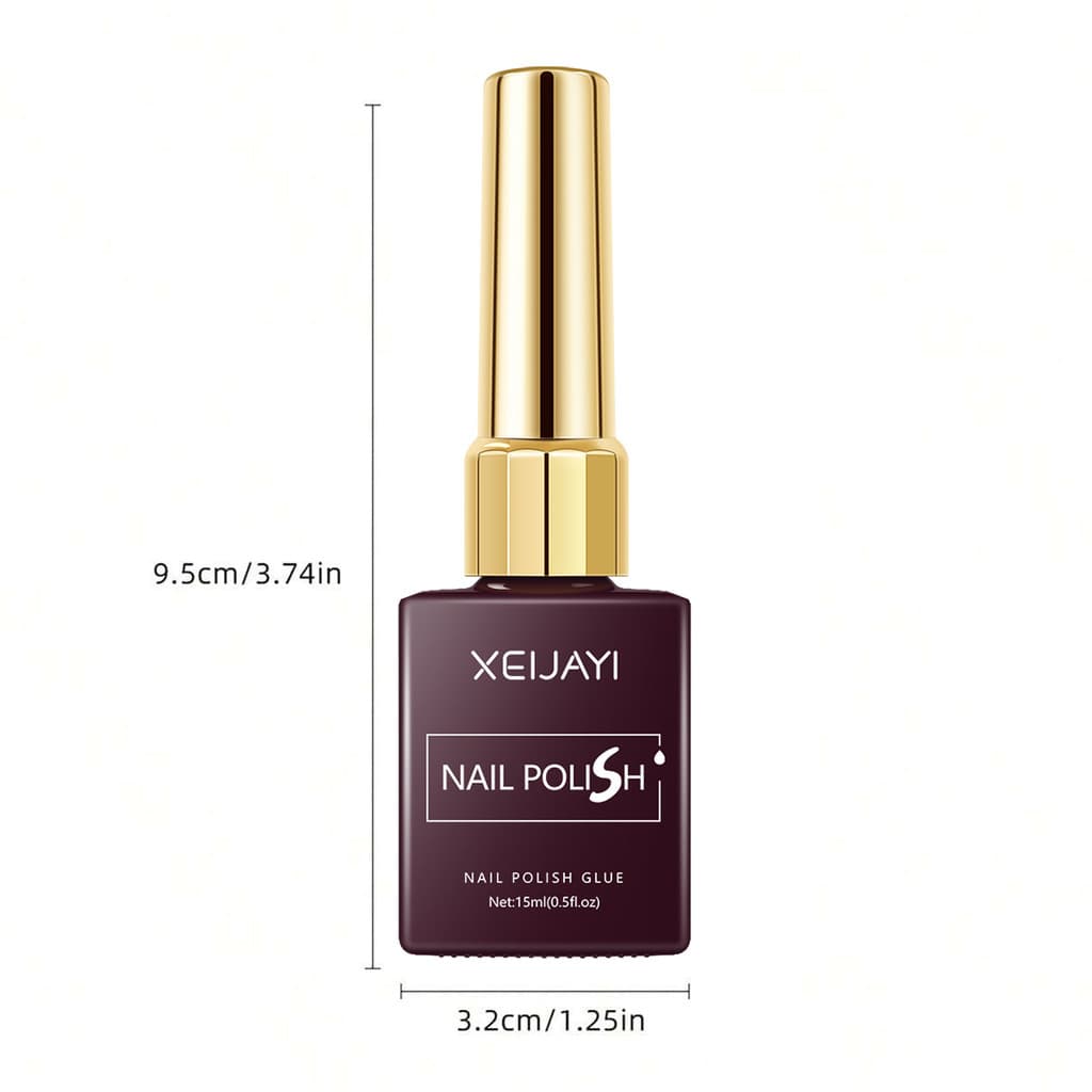 XEIJAYI 15ml Melade Nude Brown Gel ยาทาเล็บ, ความมันวาวยาวนาน, เหมาะสําหรับร้านทําเล็บและทุกฤดูกาล รูปที่ 8