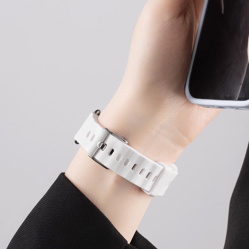 18 มม.ซิลิโคนสําหรับนาฬิกา Huawei GT6 GT5 41 มม.Soft Sport WristBand สําหรับ HUAWEI นาฬิกา GT4 41 มม./GT5 Pro 42 มม.สายนาฬิกาสร้อยข้อมือ รูปที่ 5