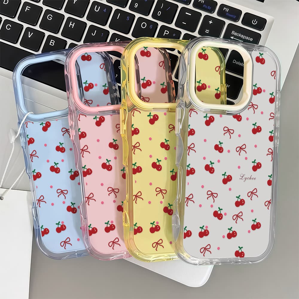 เคสโทรศัพท์ส่งทันที แบบระลอกสีสัน เคสใสเยลลี่ น่ารัก กันกระแทก For IPhone16 15 14 Pro PLUS 13 12 11 Promax GDBWEHY330 รูปที่ 1