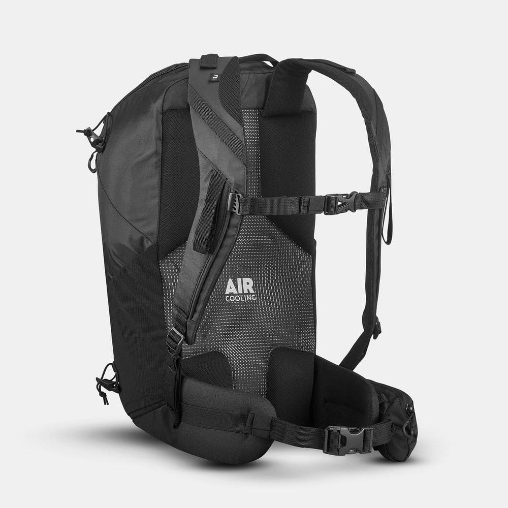Decathlon 20 L Mountain Hiking Backpack - Mh100 เป้เดินป่าบนภูเขาขนาด 20 ลิตร รุ่น Mh100 - Black รูปที่ 3
