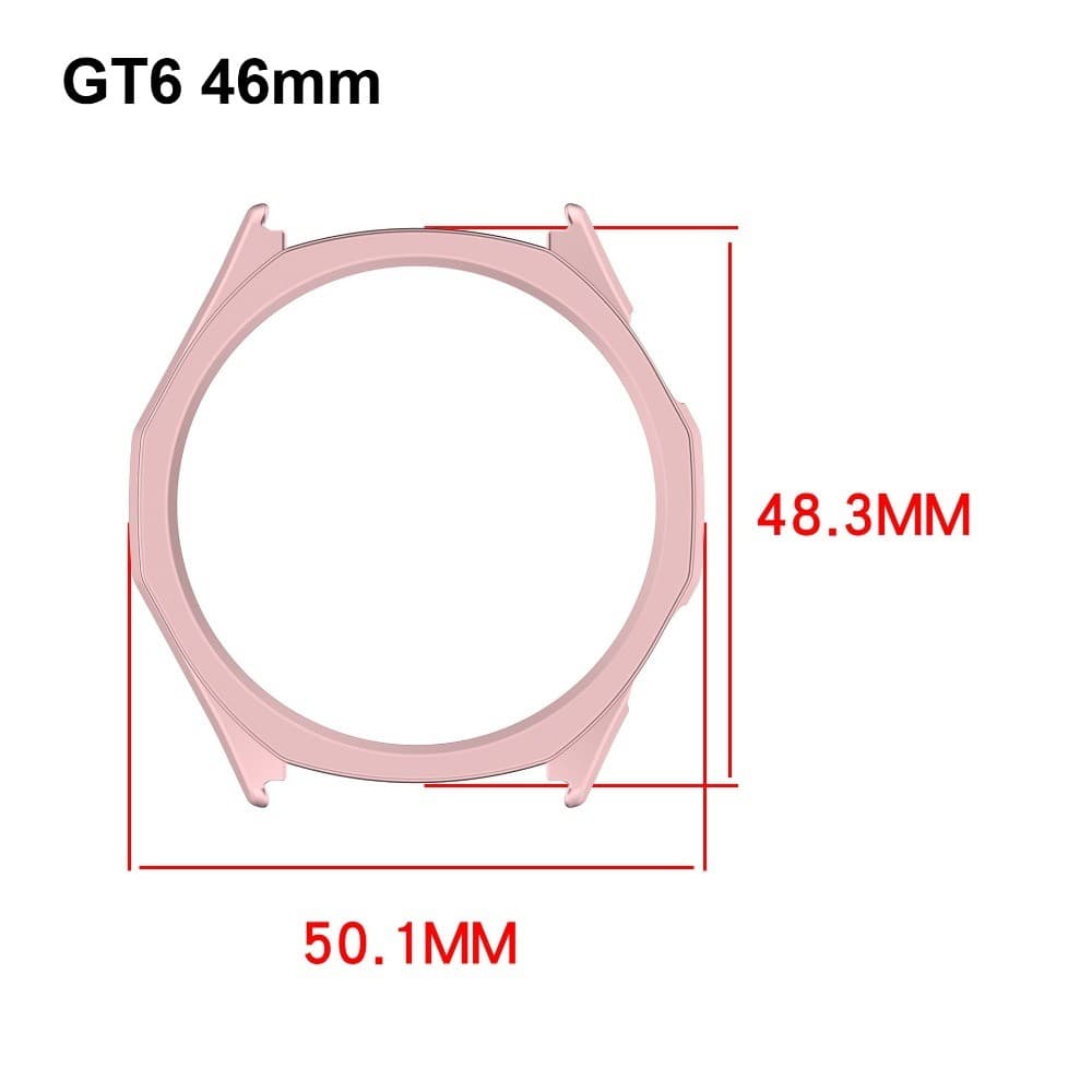 PC Hollow สําหรับ Huawei นาฬิกา GT 6 pro 46 มม.ไม่มีป้องกันหน้าจอกรณี GT6 46 มม.GT5 Fit4 ฝาครอบ Hard เปลือกป้องกัน รูปที่ 6