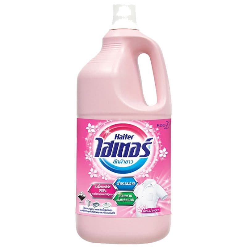 ไฮเตอร์น้ำยาซักผ้าขาวสีชมพู 2.5ลิตร Haiter Liquid Bleach Pink 2.5ltr. รูปที่ 1