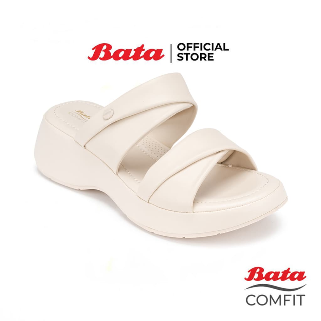 Bata บาจา รองเท้าเพื่อสุขภาพแบบสวม สูง 2 นิ้ว สำหรับผู้หญิง รุ่น CINDERELLA สีฟ้า 6019248 สีขาว 6011248 รูปที่ 1