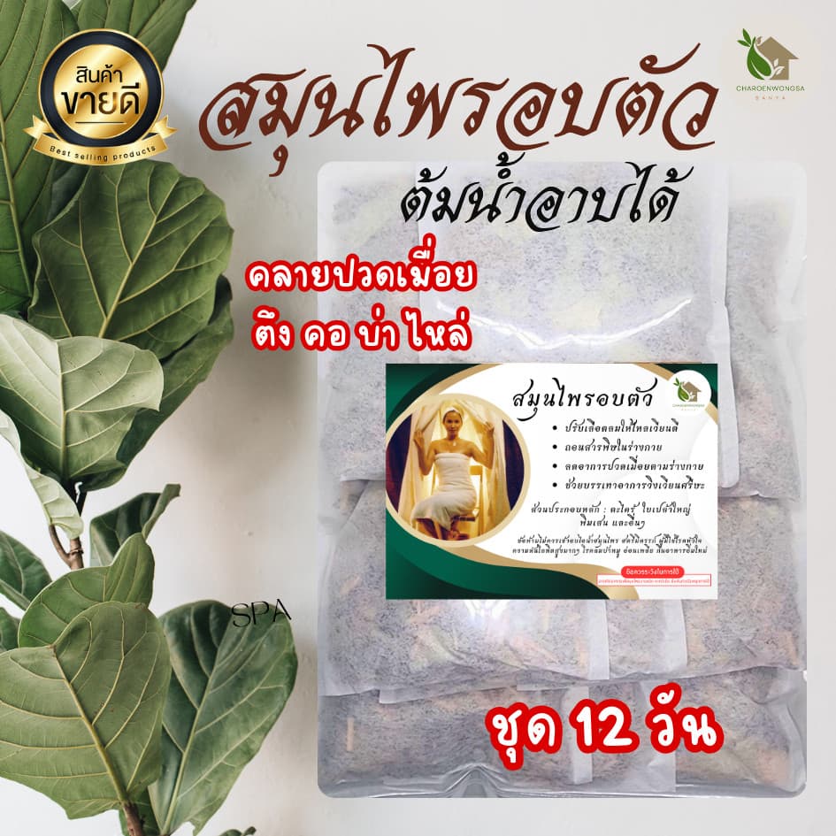 สมุนไพรอบตัว รวม 3 สูตรชุด 12 วัน คลายปวด เอวเอส กระชับสัดส่วน อยู่ไฟหลังคลอด รูปที่ 3