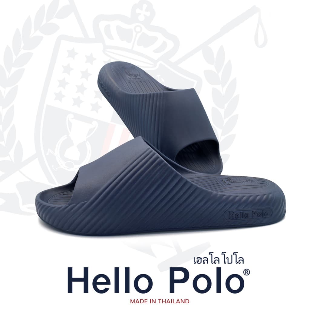 Hello Polo รุ่น HP8014 แฟชั่นผู้หญิง และผู้ชาย รองเท้าแตะ รองเท้าแตะผู้ชายผู้หญิง กันลื่น แฟชั่น นุ่ม EVA Size 36-45 รูปที่ 1