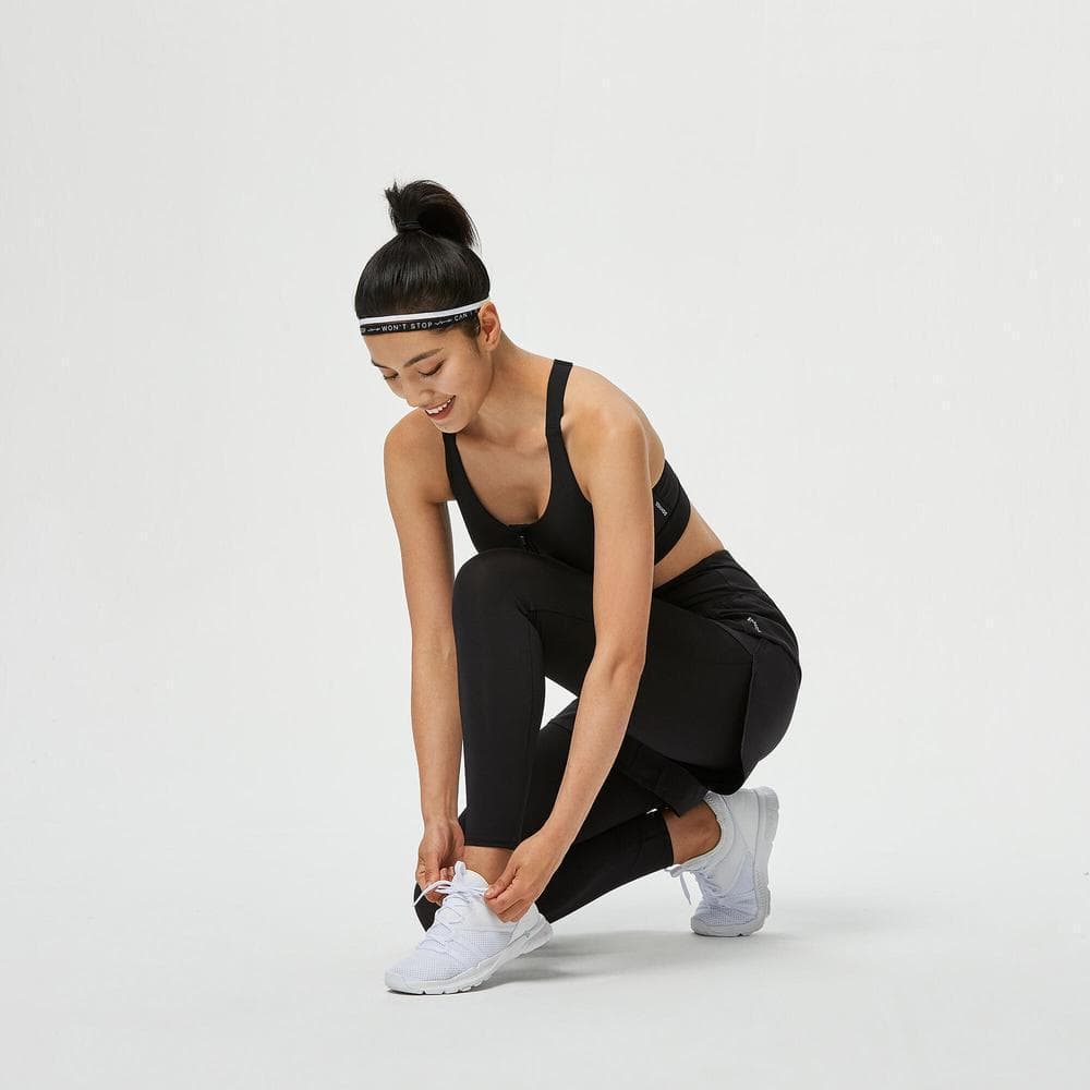 Decathlon Fitness 2-In-1 Leggings / Shorts กางเกงเลกกิ้ง / กางเกงขาสั้นแบบ 2-In-1 สำหรับใส่ออกกำลังกาย - Black รูปที่ 6