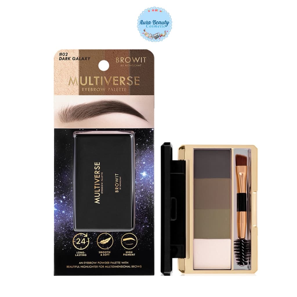 บราวอิท พาเลทเขียนคิ้วชนิดฝุ่น 4 สี Browit Multiverse Eyebrow Palatte รูปที่ 1