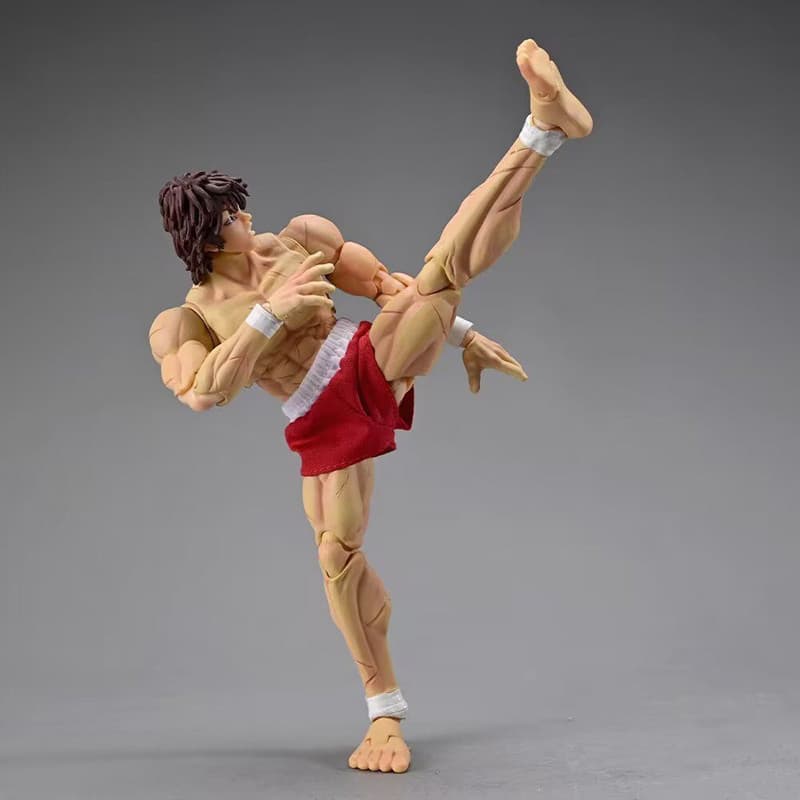 18 ซม.Baki Devil Muscle Fight ของเล่น Hanma Yujiro Action Figure SHF St Grappler Serie เสื้อผ้าจริงตัวเลขการกระทํารุ่นของเล่น Joint Movable Doll รูปที่ 6