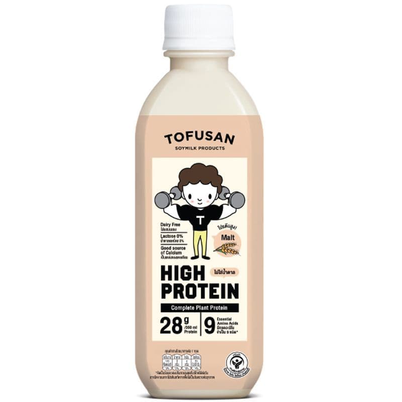 โทฟุซังสูตรโปรตีนสูงน้ำตาล0เปอร์เซ็นต์รสมอลต์ 350มล. Tofusan High Protein 0 Percentsuger Malt 350ml. รูปที่ 1