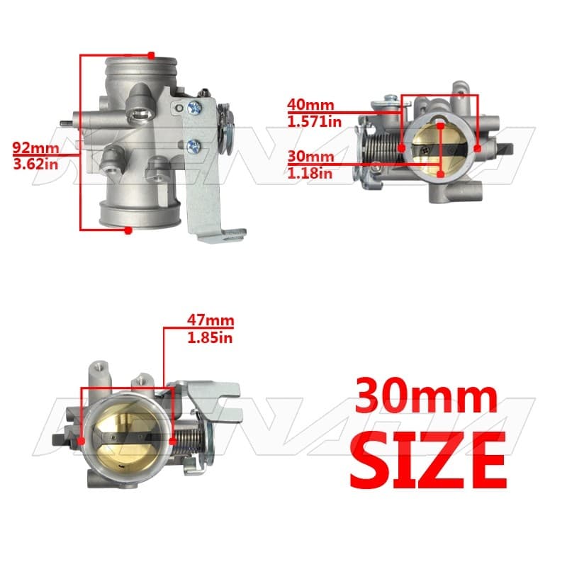เรือนปีกผีเสื้อ 28 มม.30 มม.32 มม.สําหรับ CBR150 CRF110 WAVE110I WAVE125I Dream MSX125 รถจักรยานยนต์ รูปที่ 6