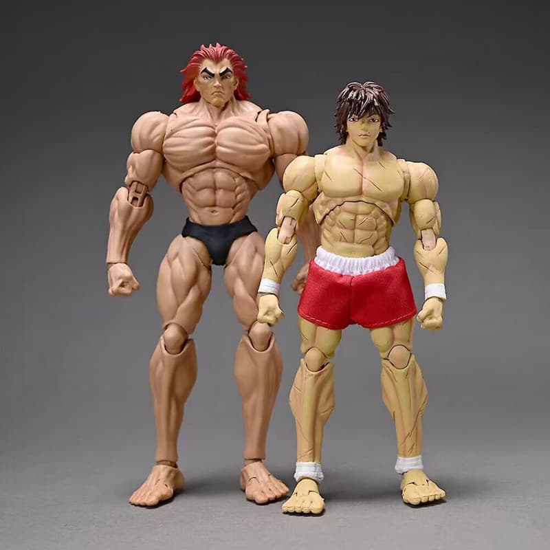 18 ซม.Baki Devil Muscle Fight ของเล่น Hanma Yujiro Action Figure SHF St Grappler Serie เสื้อผ้าจริงตัวเลขการกระทํารุ่นของเล่น Joint Movable Doll รูปที่ 1