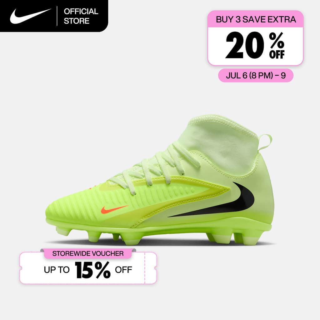 Nike Older Kids' Jr. Phantom 6 High Club Multi-Ground Soccer Cleats - Hyper Crimson รูปที่ 1