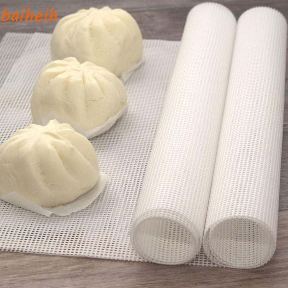 BAIHEIH 1 ชิ้น Steamer ตาข่าย Pad, เตาอบอุปกรณ์ครัวซิลิโคน Dehydrator แผ่น,สแควร์ Non-Stick อาหารผลไม้เครื่องเป่านํากลับมาใช้ใหม่เบเกอรี่ Mat รูปที่ 1