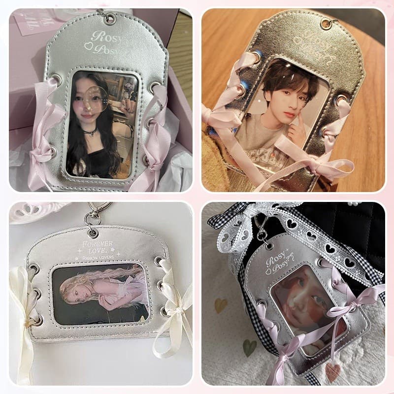 3นิ้ว ที่ใส่การ์ดบัตร ซองการ์ดหนัง PU ฝาครอบใส่โฟโต้การ์ด ที่ใส่การ์ดรูป สองรุ่นให้เลือก รูปที่ 9
