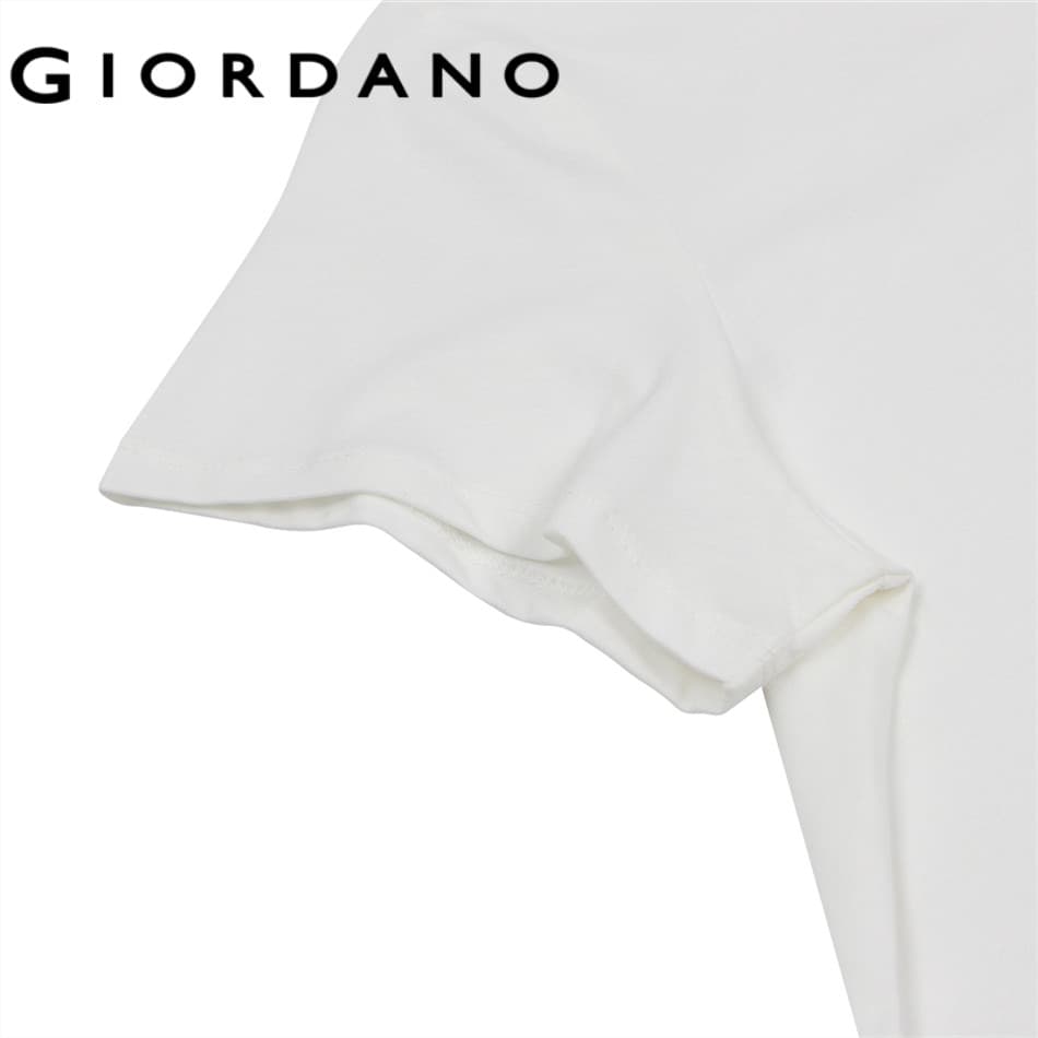 GIORDANO เสื้อยืดผู้หญิง Women's Comfort Printed Tee 05395239 รูปที่ 4