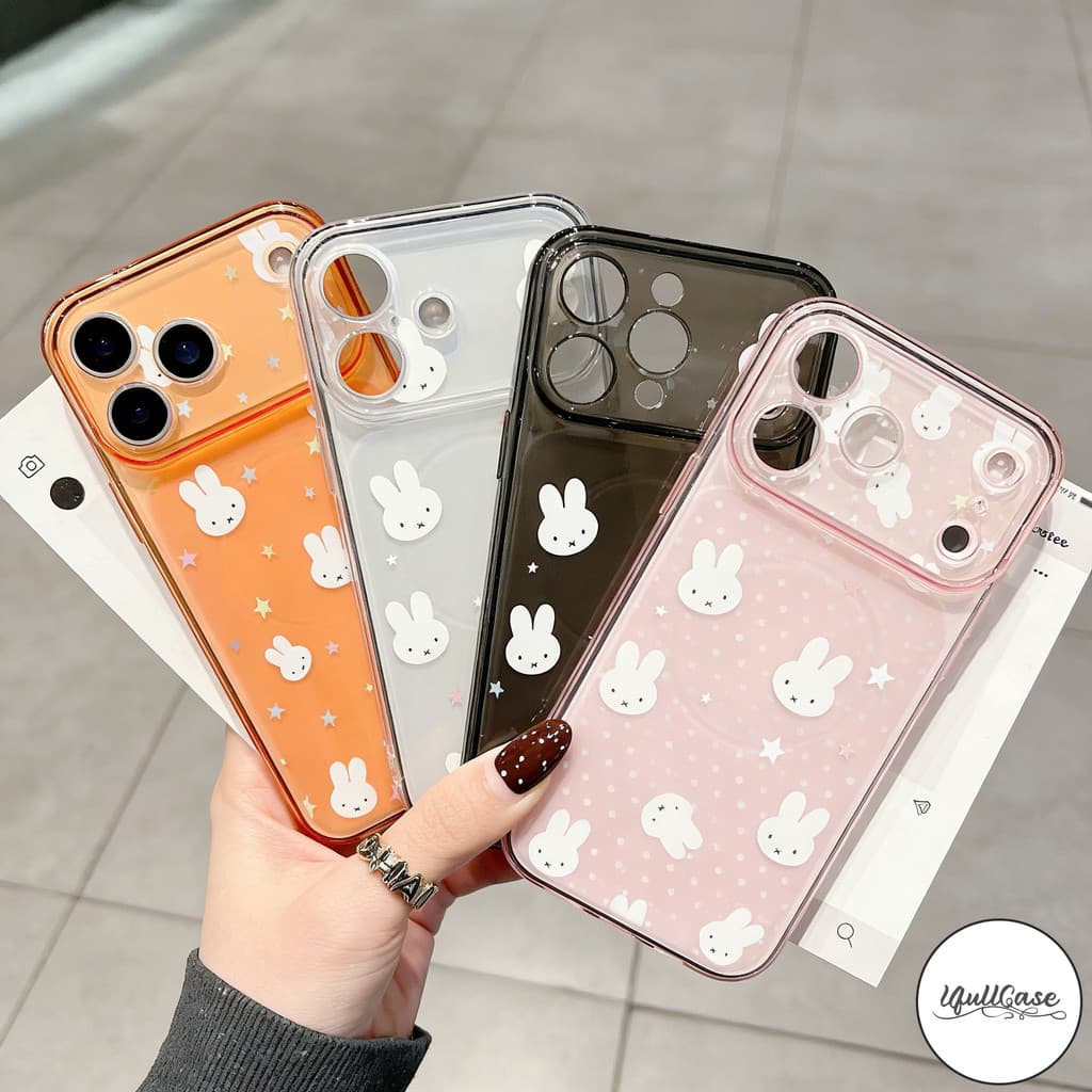 เคสไอโฟนAIRมิฟฟี่ ลายหลายสี ดาว จุด คอนนิง แม่เหล็ก เคสไอโฟน เข้ากันได้กับIPhone 12 17 15 11 13 16 14 Pro Max 14 16 Plus รูปที่ 1