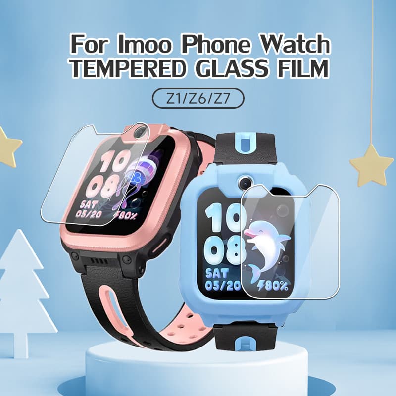 สำหรับ imoo Z1/Z6/Z7 กรณีพิมพ์ซิลิโคน+ฟิล์มกระจกนิรภัยimoo Z1/Z6/Z7 เคสแข็ง TPUimoo Watch Z1/Z6/Z7 ฟิล์ม รูปที่ 8