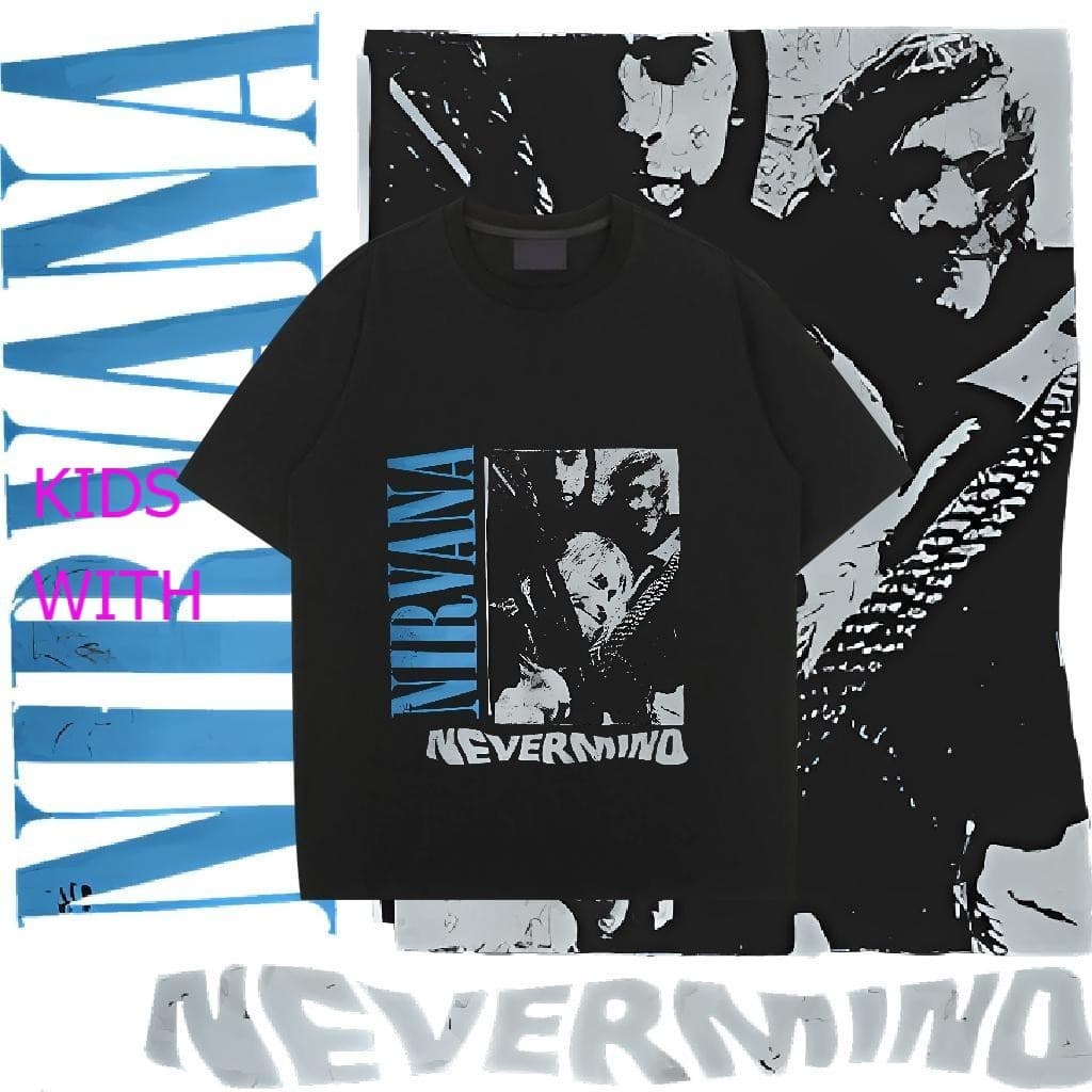 วงดนตรี เสื้อวงลายเท่ๆ ขายถูก ระบายอากาศได้(มีเก็บเงินปลายทางจ้าเสื้อยืดคอกลมเสื้อยืดเด็ก เชิ้ต เด็กผู้ชาย #1448 รูปที่ 9