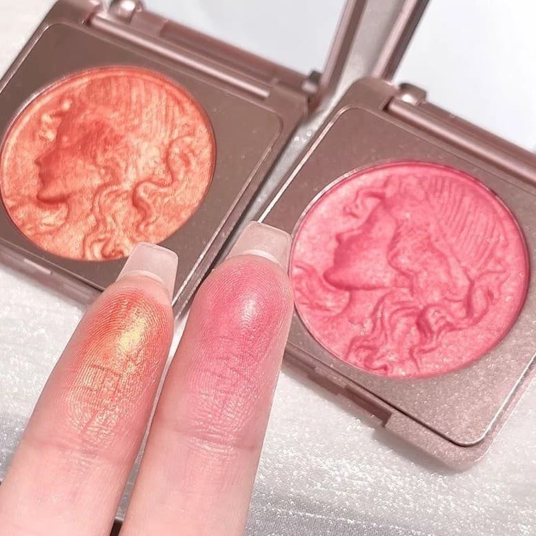 บลัชออนเนื้อฉ่ำวาว เม็ดสีแน่นสีชัด ติดทนกันน้ำ Smart Girl Reading Blush จากไทย รูปที่ 6
