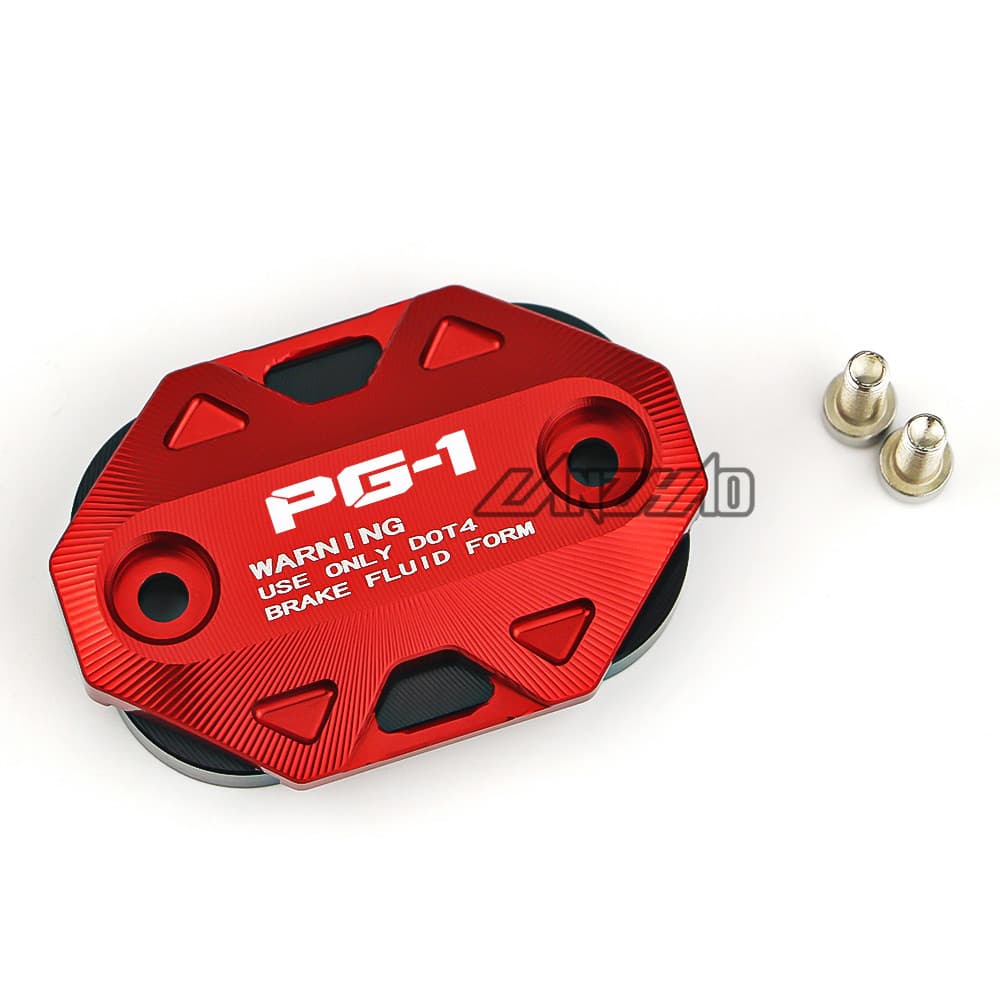 ฝาครอบน้ํามันเบรก CNC ฝาปิดปั๊มบน YAMAHA PG-1 PG1 รูปที่ 5