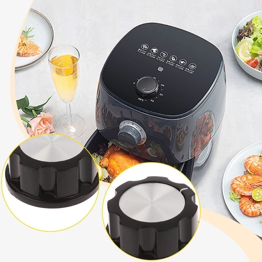 SIMPLESHOP ปุ่มตั้งเวลา, ติดตั้งง่าย Air Fryer ลูกบิดแกนเดียว, KL50-G3 อุปกรณ์ครัวอุปกรณ์เสริม Air Fryer อะไหล่ทดแทน รูปที่ 6