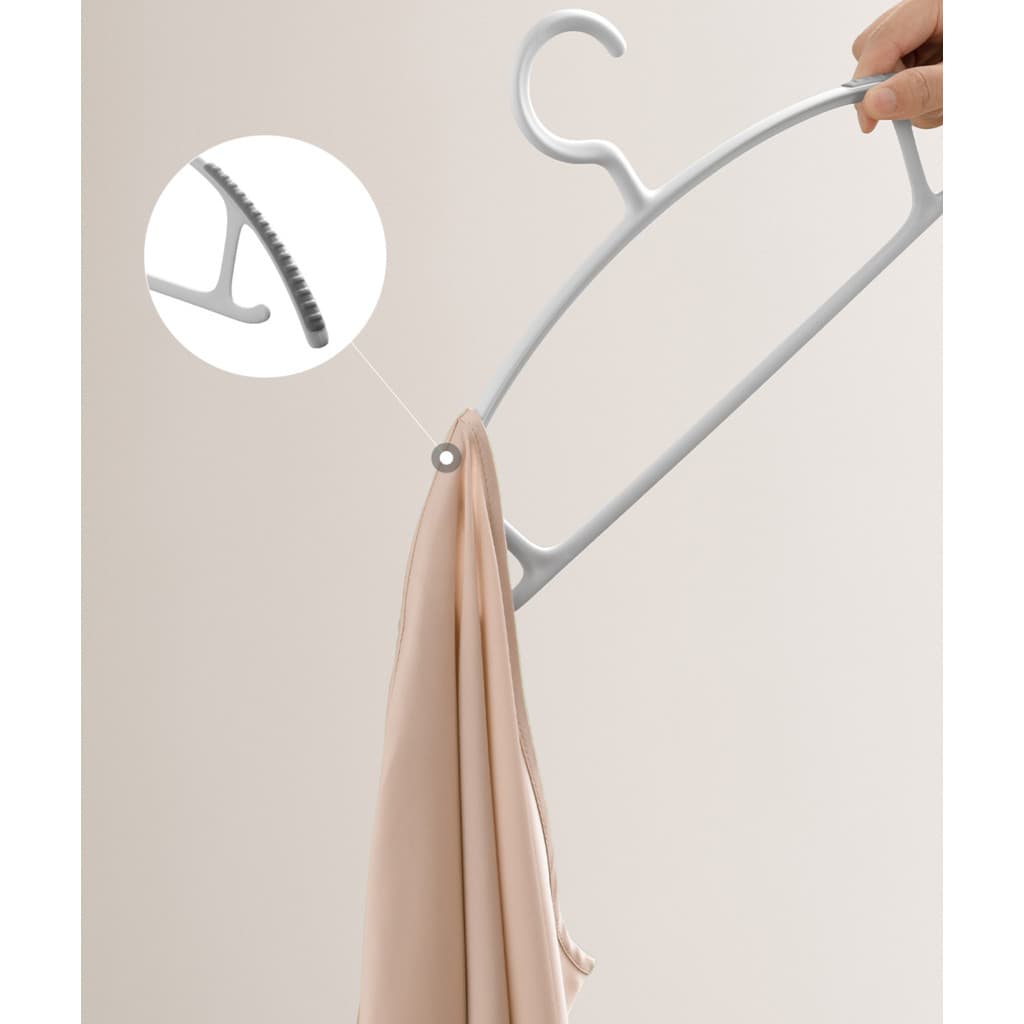 Omocha | ไม้แขวนเสื้อ ไม้แขวนเสื้อทรงโค้ง ถนอมไหล่เสื้อ กันไหล่ยื่น Clothes Hanger รูปที่ 7