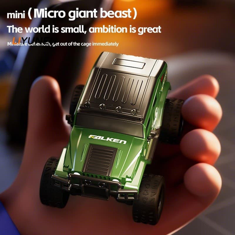 1/64โลหะผสมRC off-roadรถMiniของเล่นรีโมทคอนโทรล1/64ขนาดเล็กBigfootรุ่นยานพาหนะเดสก์ท็อปของเล่นรถเด็กของขวัญ รูปที่ 4
