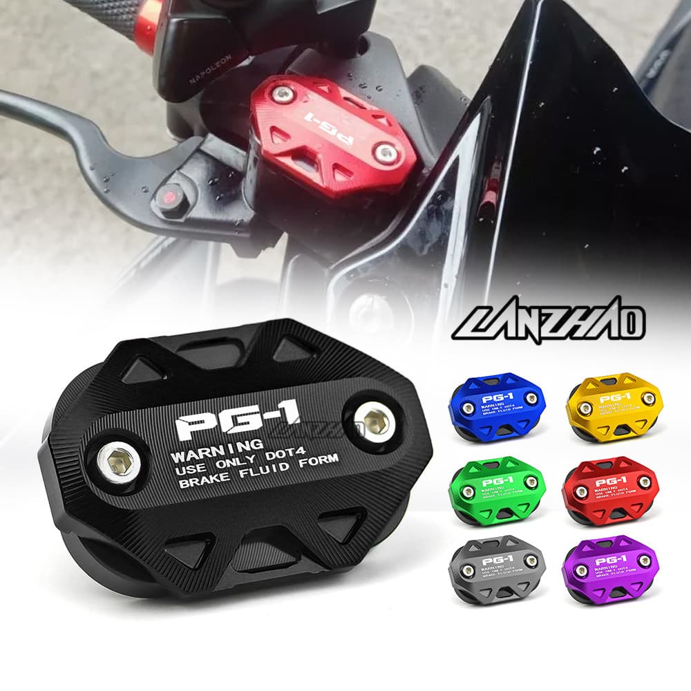 ฝาครอบน้ํามันเบรก CNC ฝาปิดปั๊มบน YAMAHA PG-1 PG1 รูปที่ 1