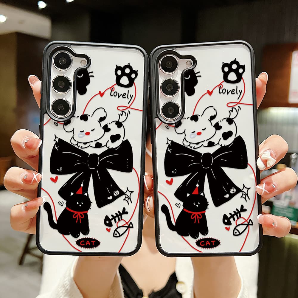 เคสแบบด้านสำหรับ Samsung Galaxy A56/A55/S25 Ultra/S24 Ultra/A05/A06/A07/A16/A17 ป้องกันการตกกระแทก ทำจาก TPU กันกระแทก รูปที่ 4