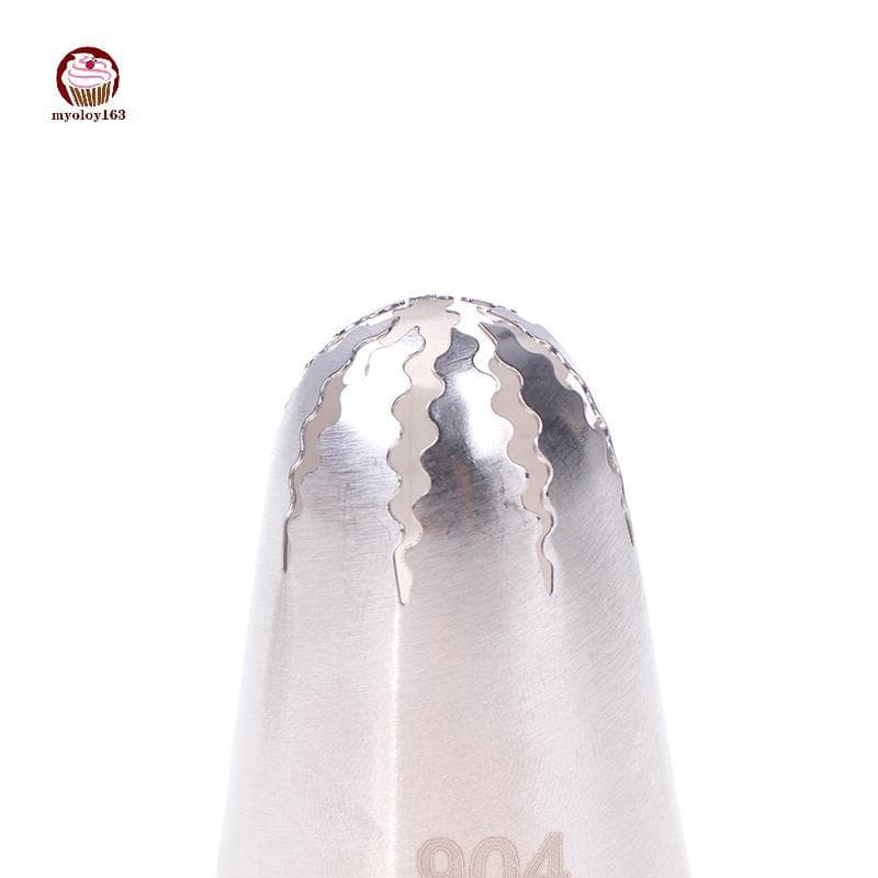 ของฉัน 901 902 903 902 สแตนเลสขนาดใหญ่ปิดดาวท่อหัวฉีดครีมไอซิ่งเคล็ดลับเค้ก ฉ ออนดานท์ ครัวเบเกอรี่เครื่องมือ ไทย รูปที่ 9